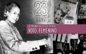 El voto femenino, un logro nacional