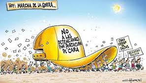 La marcha de la gorra
