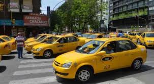 Protesta de los taxistas contra Uber