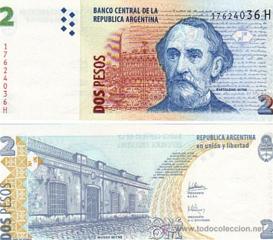 Adiós a los billetes de 2 pesos