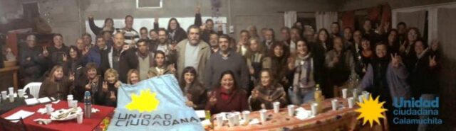 Sorprendidos por la amplia convocatoria en el lanzamiento de Unidad Ciudadana Calamuchita