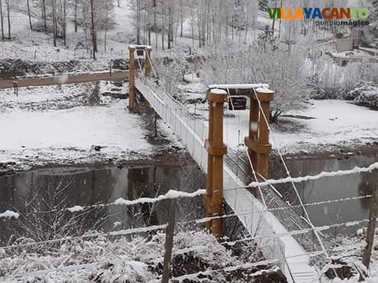 El mes de la primavera arrancó con nieve