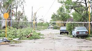 Fuerte temporal en Córdoba