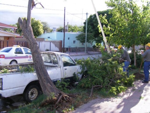 Traslasierra: daños por el fuerte temporal