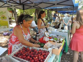 Festejo por partida doble de las ferias agroecológicas en Calamuchita