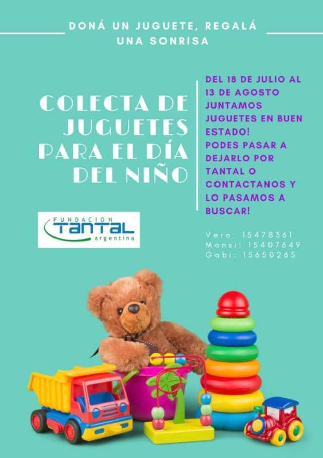 Colecta de juguetes para el Día del Niño en Santa Rosa de Calamuchita-La Ola Digital