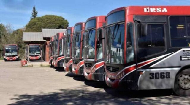paro de transporte urbano de pasajeros