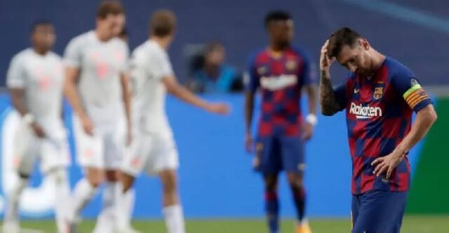 El Barcelona fue recibido con insultos luego de la histórica derrota frente al Bayern Munich -La Ola Digital