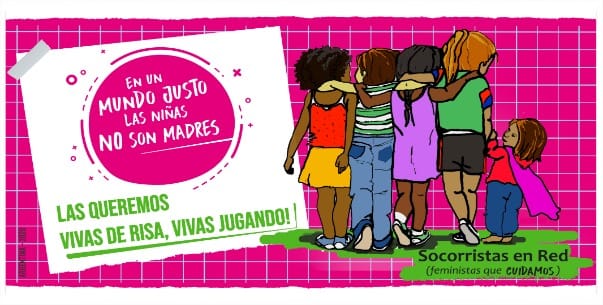 Desde Villa General Belgrano se suman a la campaña nacional "En un mundo justo las niñas no son madres"-La Ola Digital