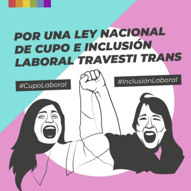 Diferentes organizaciones exigen cupo laboral trans y travesti
