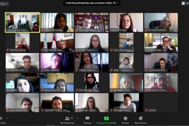 Primer conversatorio sobre la Ley Micaela en el Deporte