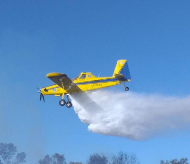 Se sigue trabajando en los incendios de la zona de Río Pinto y Potrerillo-La Ola Digital