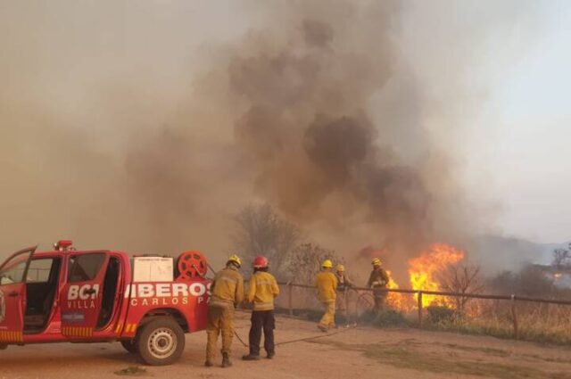 Bomberos de Santa Fe y Entre Ríos se sumarán a la lucha contra el fuego en Córdoba-La Ola Digital