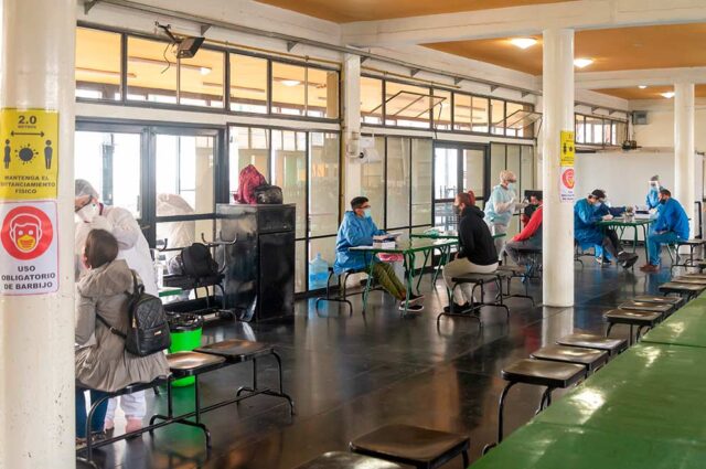 Cardozo y Passerini recorrieron los dos nuevos centros de testeo