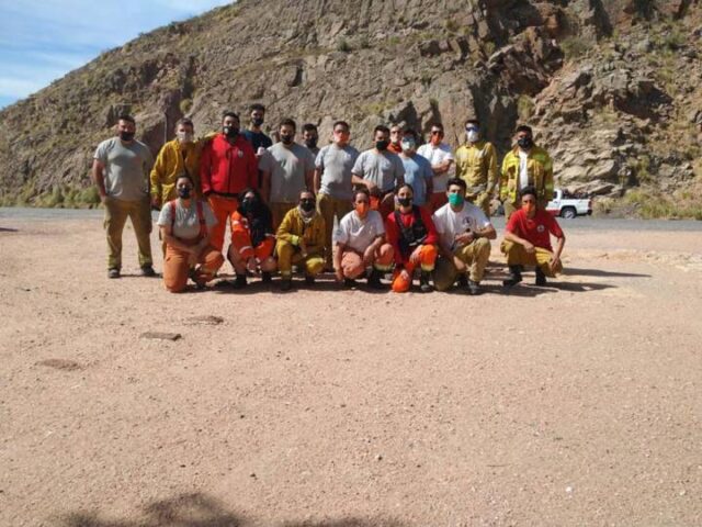 Bomberos de Villa General Belgrano brindan colaboración en el incendio de Salsacate-La Ola Digital