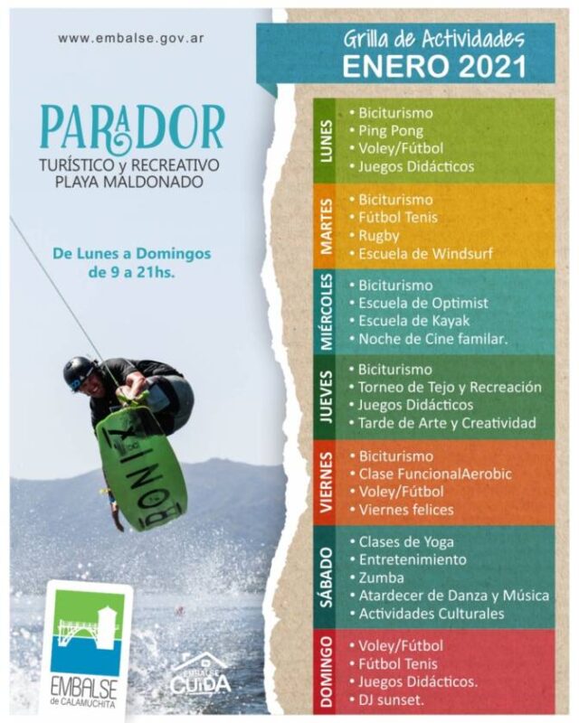 Embalse propone actividades recreativas como eje de la temporada 2021-La Ola Digital