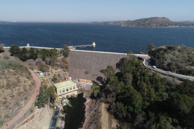 Siguen las obras en el Dique de Embalse