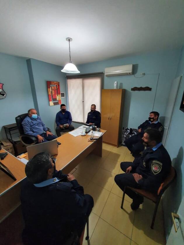 El Intendente de Santa Rosa de Calamuchita mantuvo reuniones con la Policía-La Ola Digital
