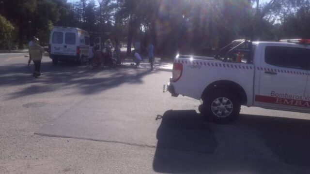 Accidente en pleno centro de Embalse-La Ola Digital