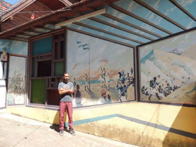 Polémica en Villa General Belgrano por un mural de Manuel Belgrano-La Ola Digital