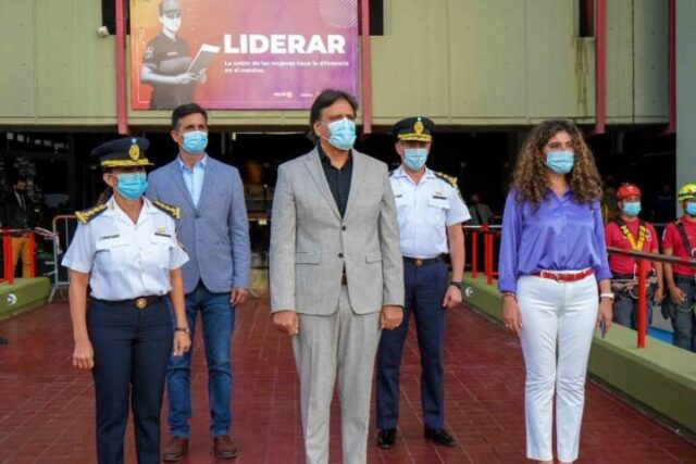 La policia conmemoró el día Internacional de la Mujer