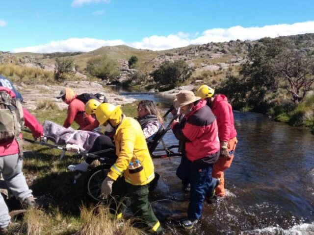 Nuevo rescate de una persona en el Cerro Champaquí-La Ola Digital