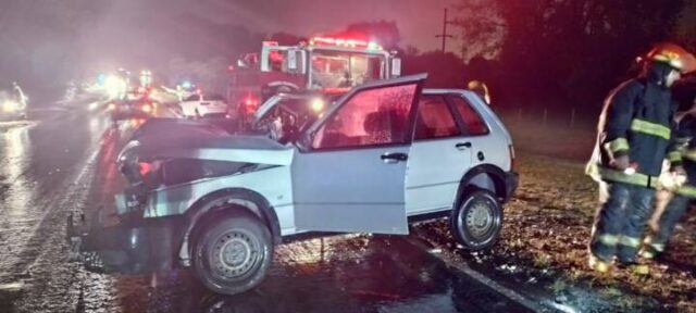 Otro accidente de tránsito en la curva de Lucconi-La Ola Digital