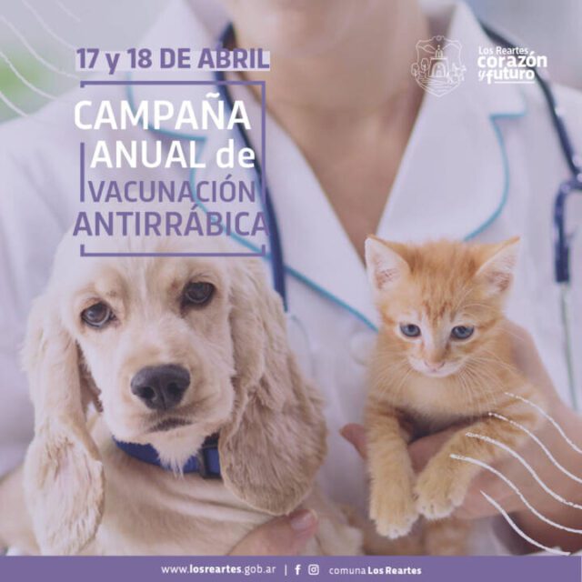 Campaña anual antirrábica gratuita en Los Reartes-La Ola Digital