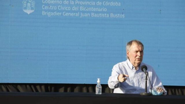 El gobierno cordobes se diferenciará de las medidas de Aberto Fernandez