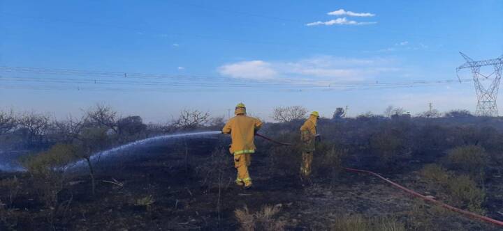 Incendio de monte en la zona de Carahuasi-La Ola Digital