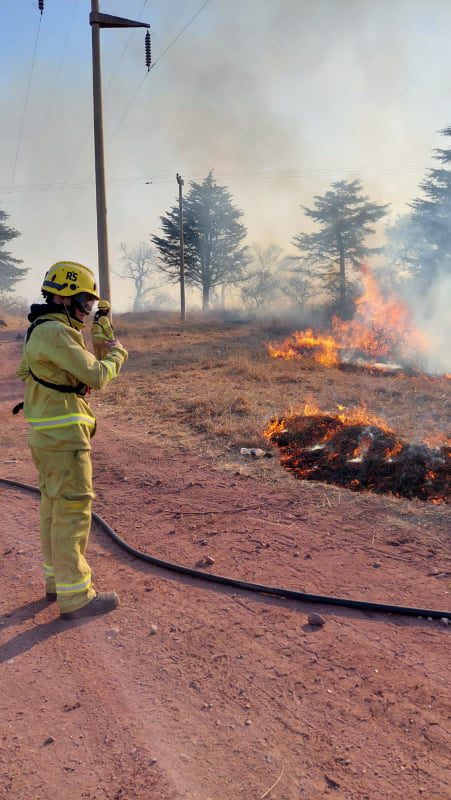 Otro principio de incendio en Embalse-La Ola Digital