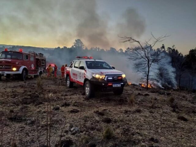 Incendio forestal en la zona de Intiyaco-La Ola Digital
