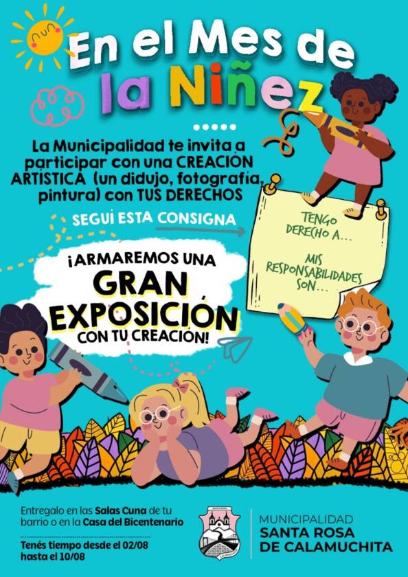 Santa Rosa propone una gran exposición artística para celebrar el Mes de la Niñez-La Olaa Digital