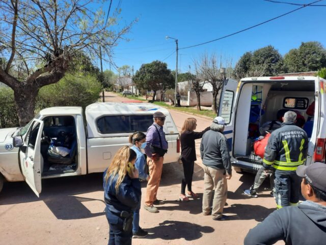 Una moto y una camioneta chocaron en Embalse-La Ola Digital