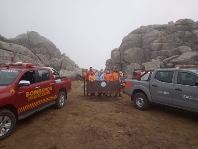 Siete personas fueron rescatadas ayer por la tarde del Cerro Champaquí-La Ola Digital