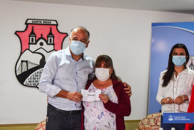 Santa Rosa: primera entrega del programa municipal "Construyendo entre todos"-La Ola Digital