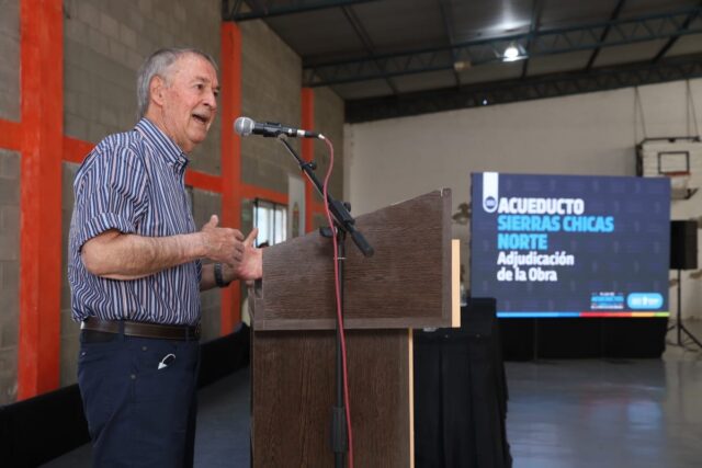La Provincia adjudicó la obra del acueducto Sierras Chicas Norte
