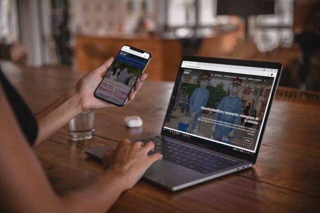 Salud lanzó su página web