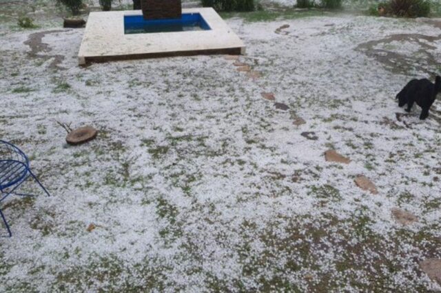 Luvia, tormentas y granizo