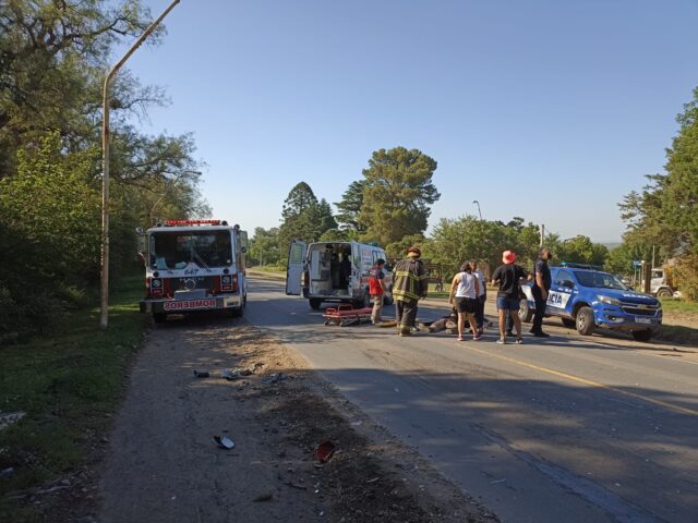 Grave accidente en Ruta 5, a la altura de Santa Rosa de Calamuchita-La Ola Digital