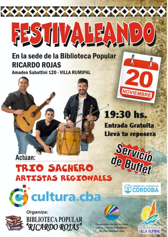Este fin de semana habrá "Festivaleando" en Villa Rumipal-La Ola Digital