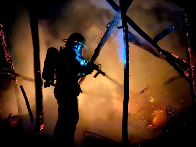 Una casilla se quemó en su totalidad en Santa Rosa de Calamuchita-La Ola Digital