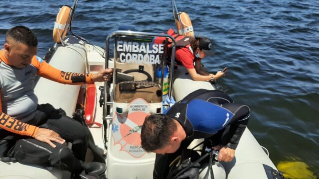 "Se sigue trabajando en la búsqueda de la persona extraviada en el lago de Embalse"-La Ola Digital