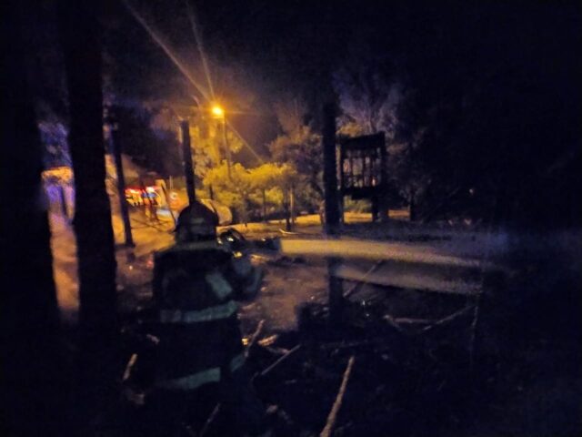 Incendio en un complejo de cabañas en Los Reartes-La Ola Digital