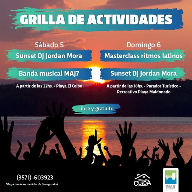Grilla de actividades de Embalse