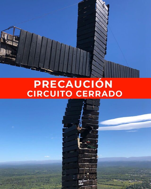 El saldo de la tormenta: en Santa Rosa de Calamuchita destrozó la cruz del Vía Crucis-La Ola Digital