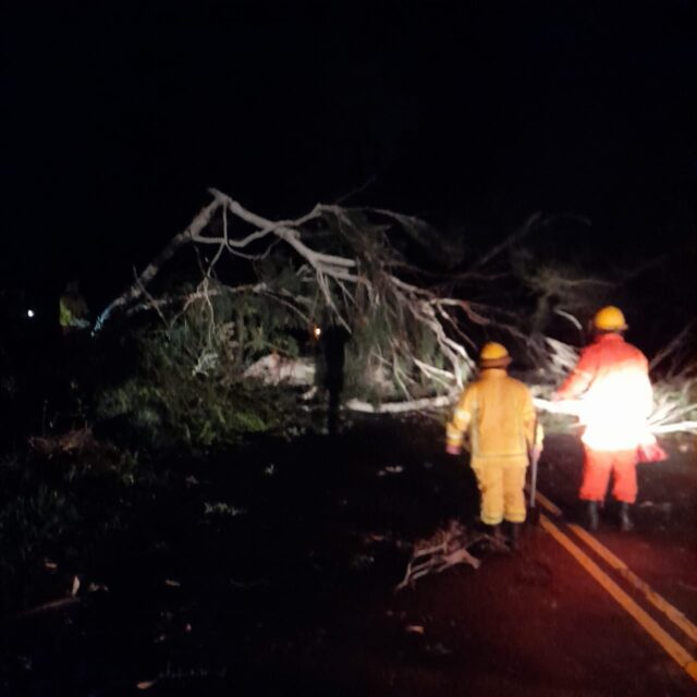 El saldo de la tormenta: en Villa Amancay hubo voladura de techos y una familia evacuada-La Ola Digital