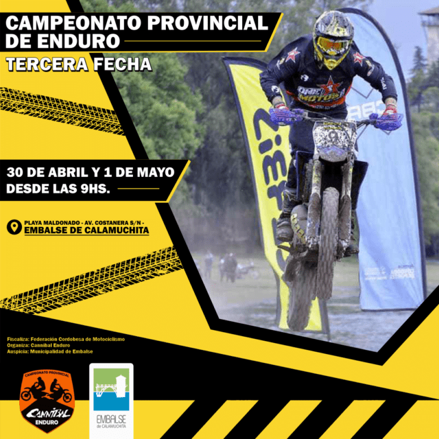 La tercera fecha del Campeonato Provincial Enduro se correrá en Embalse-La Ola Digital