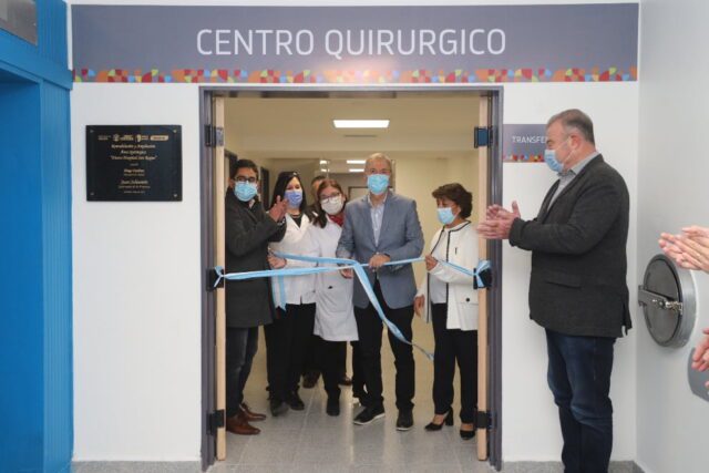 Schiaretti inauguró la ampliación del área de quirófanos del Hospital San Roque