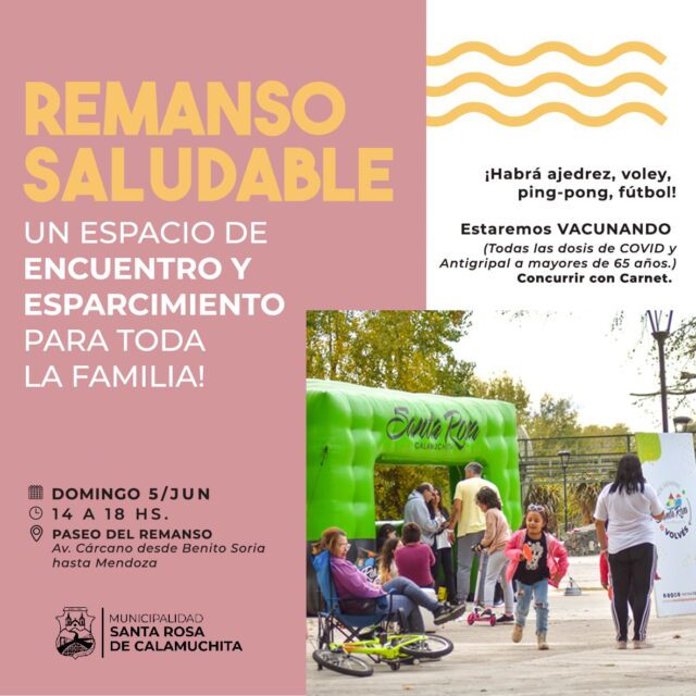 Este domingo, se viene el segundo Remanso Saludable en Santa Rosa de Calamuchita-La Ola Digital